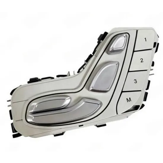 Buton scaun MERCEDES AMG GT 4 usi COUPE 2019-> Buton reglaj pozitie sofer (lumina alba) (cu memorie) (3PIN) STANGA Perioada 2019 2020 2021 2022 2023 2024
