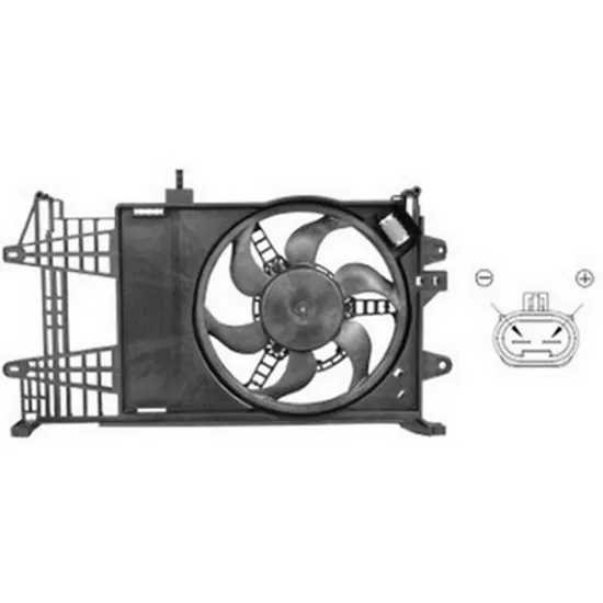 Ventilator Motor FIAT PUNTO 188 1999->2012 Electroventilator complet 1,8-2,0i16/20V-1,9D cu/fara aer conditionat Perioada 1999 2000 2001 2002 2003 2004 2005 2006 2007 2008 2009 2010 2011