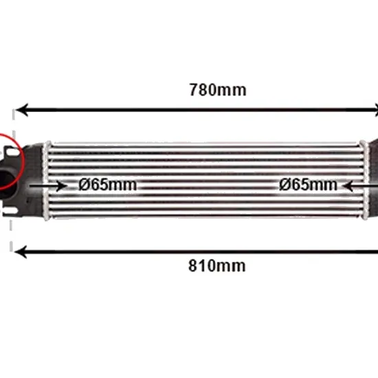 Intercooler FORD MONDEO 5 2014-> 1.0 EcoBoost 92KW 125CP , pentru motor M1CA, M1CB perioada 2015 2016,2017,2018,2019 2020