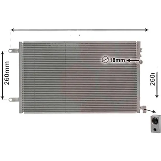 Radiator aer conditionat BMW 4 Coupe F32; F82 2013-> 420 d 135KW 184CP , pentru motor N47 D20 C perioada 2013 2014 2015