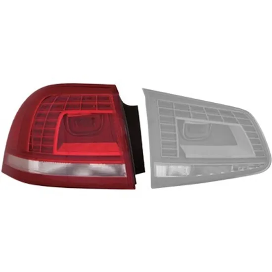 Lampa stop spate stanga VW TOUAREG 2010->2018 perioada 2010 2011 2012 2013 2014 2015 2016 2017 2018 pana la an de fabricatie 2015, cu LED, semnal transparent, exterior