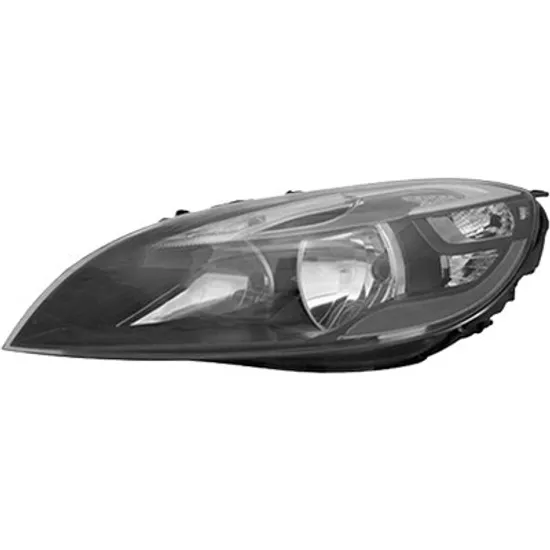 Far stanga VOLVO V40 2012-> perioada 2013 2014 2015 de la an de fabricatie 2016, cu motor reglaj, fumuriu, cu reglaj electric, cu bec H7/H9