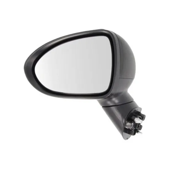 Oglinda exterioara stanga KIA RIO 4 2005->2011 perioada 2005 2006 2007 2008 2009 2010 2011 , inaltime cm 31, latime cm 13, lungime cm 26, reglaj electric, numar pini 5, cu incalzire, prevopsit grund,