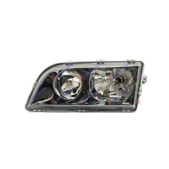 Faruri VOLVO S40 1 1995->2004 Far stanga cu reglaj mecanic/electric, H7/H7, negru, 05 2000->2003 Perioada 2000 2001 2002 2003 2004