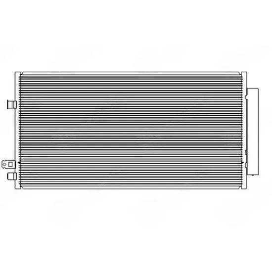 Radiator Aer Conditionat ALFA ROMEO TONALE 2022-> Radiator condensator aer conditionat 1.4iTURBO-1.3-1.6-2.0MJTD/CRD (658x357) Perioada 2022 2023 2024 2025