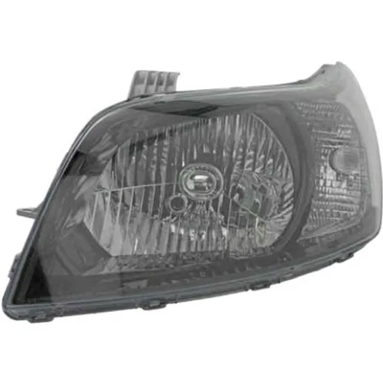 Far stanga CHEVROLET KALOS hatchback T250 2006-> perioada 2008 2009 2010 2011 2012 2013 cu motor reglaj, fumuriu, semnal transparent, cu reglaj electric, cu bec H4