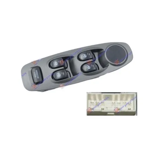 Buton Geamuri HYUNDAI ACCENT 2 LC 1999->2005 Panou buton comanda geamuri fata (Quadruple)(11pin) pentru sedan 1999->2002 stanga Perioada 2000 2001 2002 2003 2004 2005