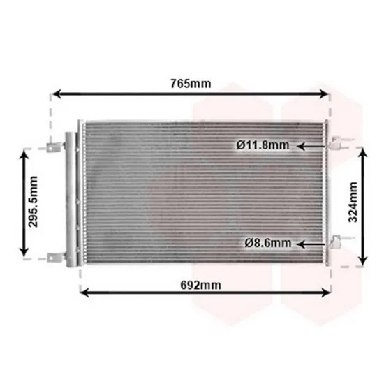 Radiator Aer Conditionat OPEL ASTRA K 2015->2021 Radiator aer conditionat 1.4i 16V B14XE 69.2x37.8x1.2 Perioada 2016 2017 2018 2019 2020 2021 2022