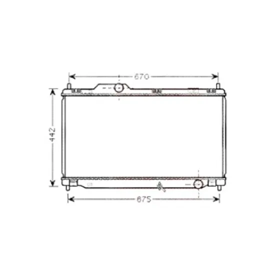 Radiator apa LEXUS IS C 2009->2013, IS 2 2005->2013 pentru 250, perioada 2005 2006 2007 2008 2009 2010 2011 2012 2013 2014 2015