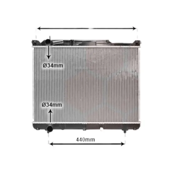 Radiator apa SUZUKI GRAND VITARA 1 1998->2006 pentru 2.0 HDI 110 4x4, perioada 2001 2002 2003 2004 2005