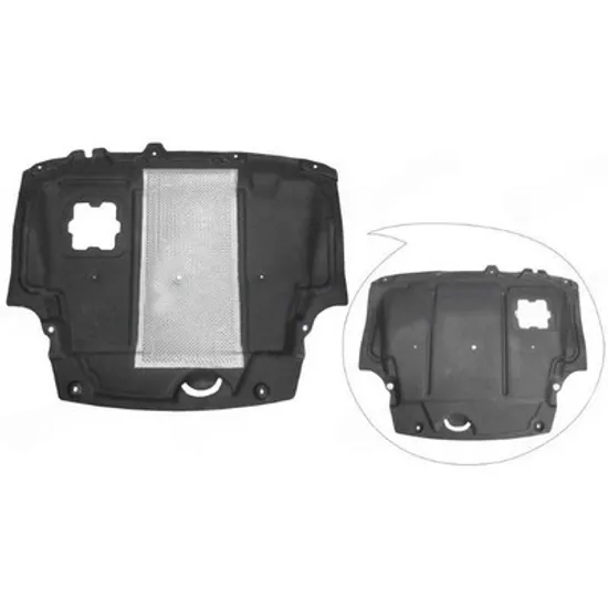 Scut Motor FORD PUMA 2019-> Scut motor fata plastic (cu acoperire aluminiu) Perioada 2020 2021 2022 2023 2024 2025
