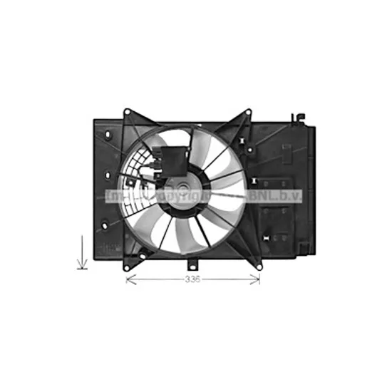 Ventilator motor MAZDA 2 2014-> pentru 1.5 D, perioada 2014 2015 2016 2017 2018