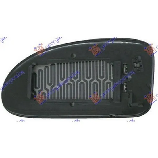 Sticla Oglinda FORD FOCUS 1 1998->2008 Geam oglinda exterioara dreapta, cu incalzire suport dreptunghiular Perioada 1998 1999 2000 2001 2002 2003 2004