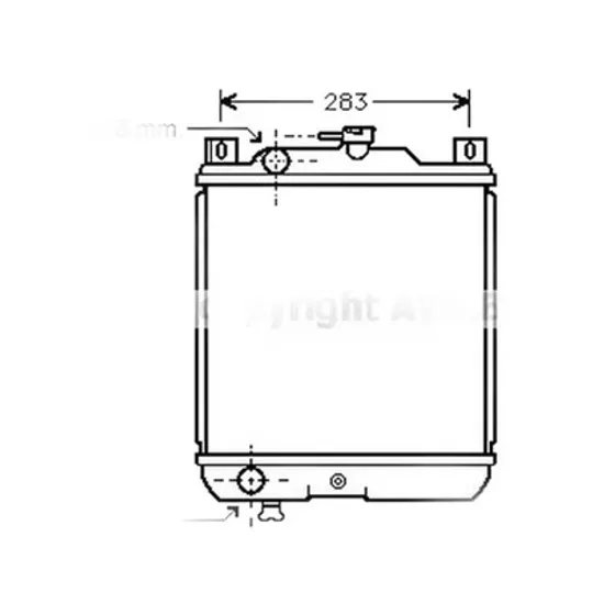 Radiator Motor SUZUKI SWIFT 2 1989->2004 Radiator apa pentru 1,6i 16V cu/fara aer conditionat 35x33x2 6 Perioada 1989 1990 1991 1992 1993 1994 1995 1996 1997 1998 1999 2000 2001 2002 2003 2004