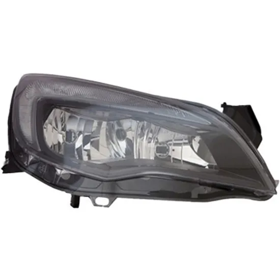 Far dreapta OPEL ASTRA J 2009->2015 perioada 2010 2011 2012 2013 2014 2015 de la an de fabricatie 06/2012, cu motor reglaj, cu reglaj electric, cu lumina de zi, cu bec H7/H7,