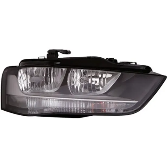Far dreapta AUDI A4 Allroad B8 2009->2016 perioada 2011 2012 2013 2014 2015 2016 cu motor reglaj, semnal alb, cu reglaj electric, cu bec H7/H7