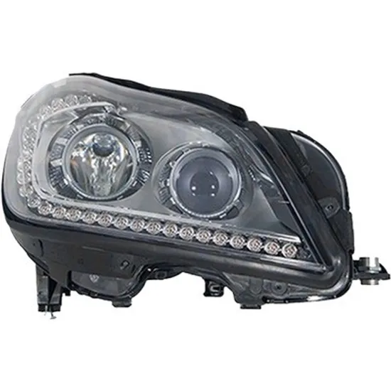 Far dreapta MERCEDES CLS C218 2011->2017 perioada 2011 2012 2013 2014 cu motor reglaj, fara unitate de control Xenon, Bi-Xenon, cu reglaj distanta iluminare automat, cu daylight, cu bec D1S tub descarcare gaze