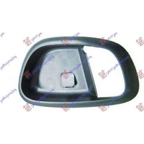 Ornament Maner HYUNDAI i10 2007->2013 Rama maner usa interior fata/spate negru dreapta Perioada 2007 2008 2009 2010 2011 2012 2013