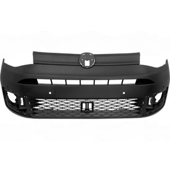Bara Fata VW CADDY 5 2020-> Bara fata negru (cu Grila superioara si inferioara) (cu 6 senzori parcare) Perioada 2020 2021 2022 2023 2024 2025