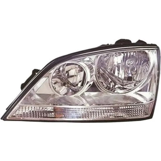 Far stanga KIA SORENTO 1 2002->2009 perioada 2002 2003 2004 2005 2006 2007 2008 2009 pana la an de fabricatie 04/2006, cu motor reglaj, semnal alb, cu reglaj electric, cu bec H7/H1