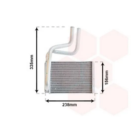 Radiator Incalzire FORD MONDEO 3 2000->2007 Calorifer BEHR +/-AC 196x146 Perioada 2000 2001 2002 2003 2004 2005 2006 2007