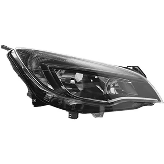 Far dreapta OPEL ASTRA J 2009->2015 perioada 2010 2011 2012 2013 2014 2015 de la an de fabricatie 06/2012, cu motor reglaj, cu LED, cu faza scurta, cu lumina de zi, cu lumini de pozitie, cu bec H7/H7