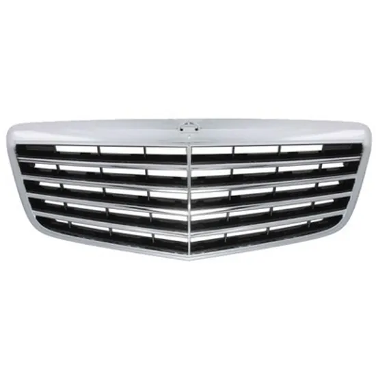 Grila Radiator MERCEDES E-CLASS W211 2002->2009 Grila radiator, cromata/gri inchis, 06-> Perioada 2006 2007 2008