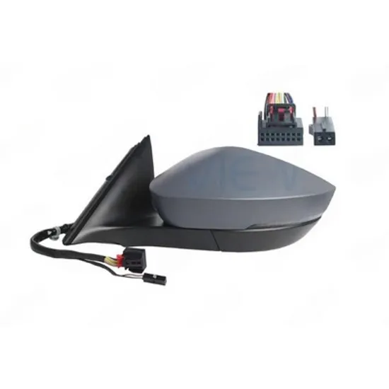 Oglinda SKODA OCTAVIA 4 2020-> Oglinda exterioara electrica cu incalzire cu rabatare electrica pentru vopsit memorie (Heliomata Memorie) (cu semnal si lampa podea si senzor de banda) (15+2 PIN) STANGA Perioada 2020 2021 2022 2023 2024 2025