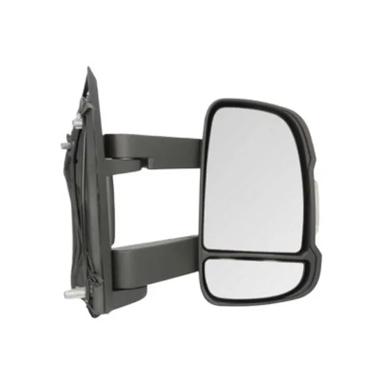 Oglinda exterioara dreapta CITROEN JUMPER 2002->2010 perioada 2002 2003 2004 2005 2006 , cu semnal, reglaj manual, brat oglinda lung, cu bec W16W