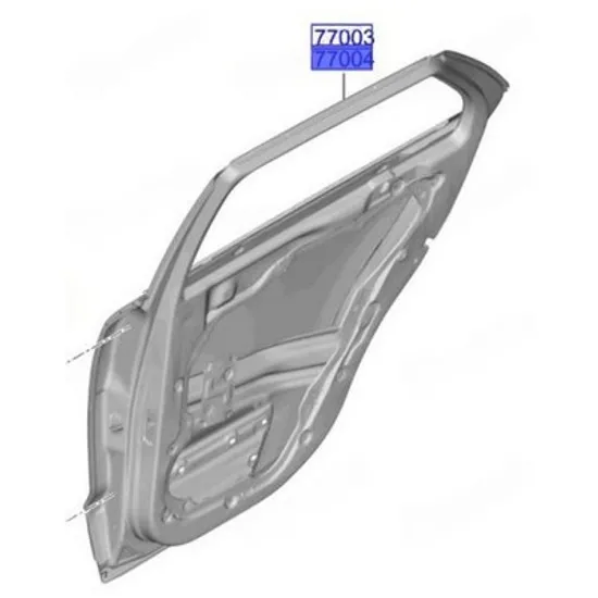 Usa spate KIA NIRO 2022-> Usa spate (O) STANGA Perioada 2022 2023 2024 2025