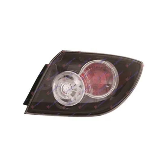 Stop Spate MAZDA 3 BK 2003->2009 Lampa spate dreapta, exterioara, ptr 5 usi, neagra 07-> Perioada 2007 2008 2009