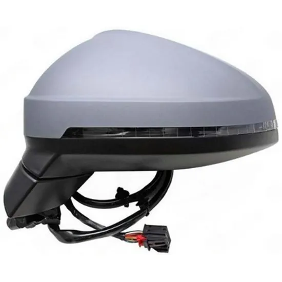 Oglinda AUDI A4 B9 2015-> Oglinda exterioara electrica cu incalzire cu rabatare electrica (cu memorie) pentru vopsit (cu semnal) 15 PIN STANGA Perioada 2018 2019 2019