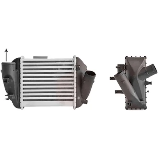 Intercooler AUDI A4 Cabriolet 8H7 2002->2009 2.5 TDI 120KW 163CP , pentru motor BCZ, BDG, BFC perioada 2002 2003,2004 2005