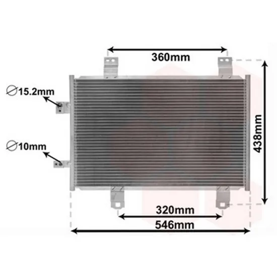 Radiator Aer Conditionat MAZDA 2 2014-> Radiator aer conditionat 1.5 D diesel (550x350x12) Perioada 2014 2015 2016 2017 2018