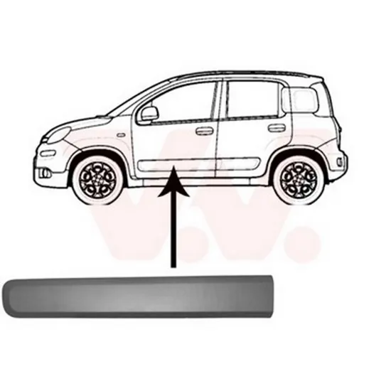 Bandou Usa FIAT PANDA 312 2012-> Bandou usa fata stanga, Perioada 2012 2013 2014 2015 2016 2017 2018