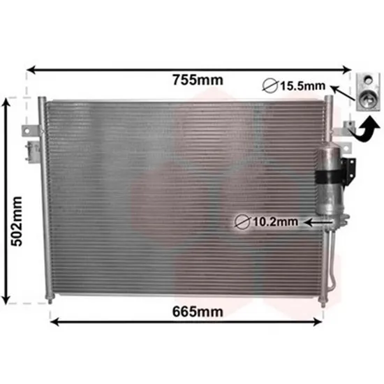 Radiator Aer Conditionat NISSAN NAVARA D40 2004->2014 Radiator aer conditionat 3.0 dCi diesel 690x470x16 Perioada 2004 2005 2006 2007 2008 2009 2010 2011 2012 2013 2014 2015