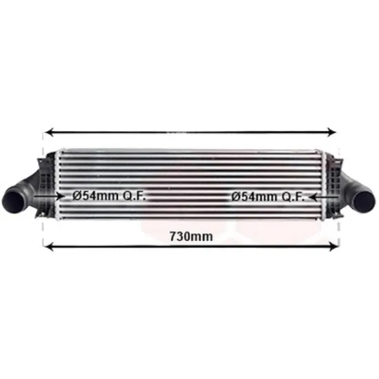 Intercooler VOLVO V40 2012-> T4 140KW 190CP , pentru motor B 4204 T19 perioada 2015 2016,2017,2018,2019 2020