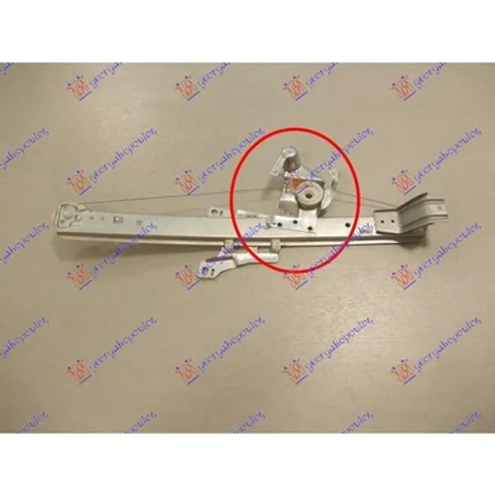 Macara Usa MERCEDES A-CLASS W168 1997->2004 Macara geam usa spate stanga, electrica (fara motor), Perioada 1997 1998 1999 2000 2001 2002 2003 2004