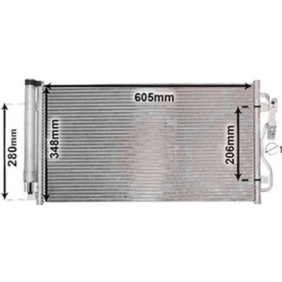 Radiator aer conditionat LEXUS RX 2003->2009 pentru 330, perioada 2003 2004 2005 2006