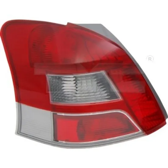 Stop Spate TOYOTA YARIS 2010-> Lampa spate stanga rosu/alb tip LED 2009->2012 Perioada 2009 2010 2011 2012