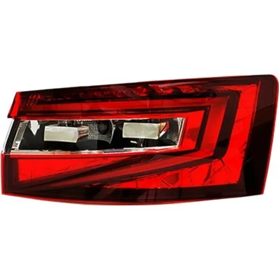 Lampa stop spate dreapta SKODA SUPERB 3 2015-> perioada 2015 2016 2017 2018 2019 2020 , fumuriu, semnal transparent, lampa LED, exterior