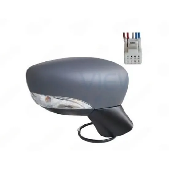 Oglinda NISSAN MICRA 5 2016-> Oglinda exterioara electrica pentru vopsit (cu semnal) (5 PIN) DREAPTA Perioada 2016 2017 2018 2019 2020 2021