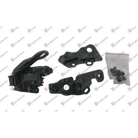 Suport Far PEUGEOT 208 1 2012->2018 Suport far plastic set reparatie 3bucati stanga 2015-> Perioada 2015 2016 2017 2018
