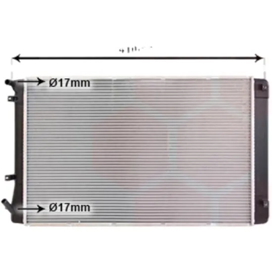 Radiator apa HYUNDAI IONIQ 2016->2021 pentru 1.6 GDI Hybrid, perioada 2016 2017 2018 2019 2020 2021
