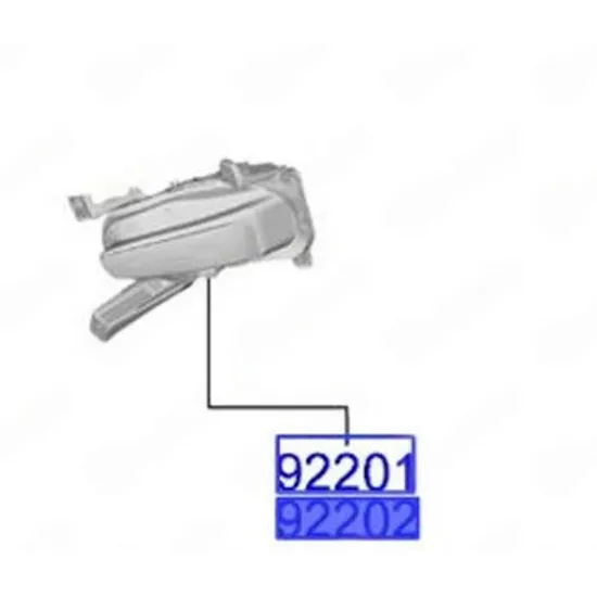 Proiector KIA XCEED 2019-> Proiector (O) DREAPTA Perioada 2019 2020 2021 2022