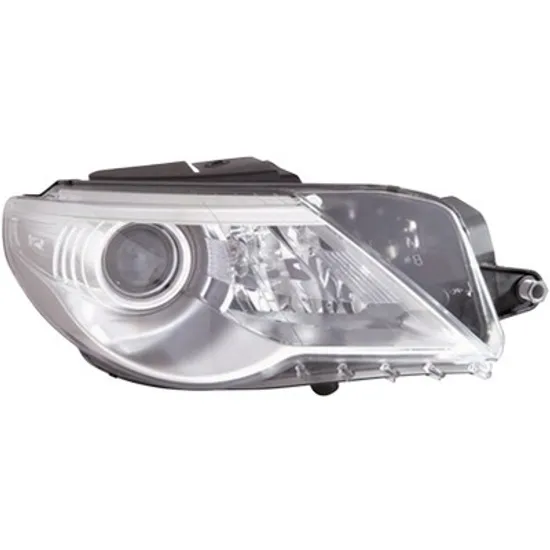 Far dreapta VW PASSAT CC 2008->2012 perioada 2010 2011 2012 , fara motor reglaj, fara unitate de control Xenon, pentru vehicule cu lumini xenon, cu reglaj distanta iluminare automat, adaptiv, cu bec D1S tub descarcare gaze, cu bec D1S/H7,
