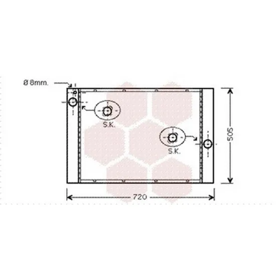 Radiator Motor BMW 6 E63 2003->2010 Radiator apa pentru toate modelele benzina CV manuala (62x49) BEHR Perioada 2004 2005 2006 2007 2008 2009 2010