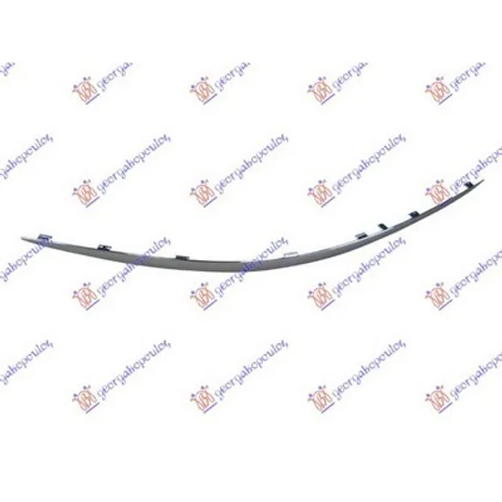 Bandou Bara fata MERCEDES E-CLASS W211 2002->2009 Ornament cromat bara fata stanga 06-> pt Elegance/Avantgarde Perioada 2006 2007 2008