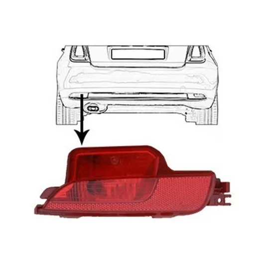 Stop Spate FIAT 500 2007-> Lampa spate stanga Perioada 2015 2016 2017 2018
