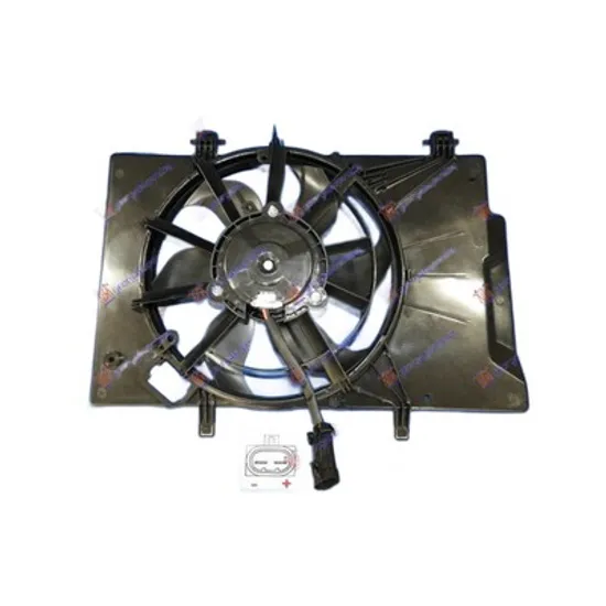 Ventilator Motor FORD B-MAX 2012-> Electroventilator complet cu aer conditionat benzina/diesel, Perioada 2012 2013 2014 2015 2016 2017 2018